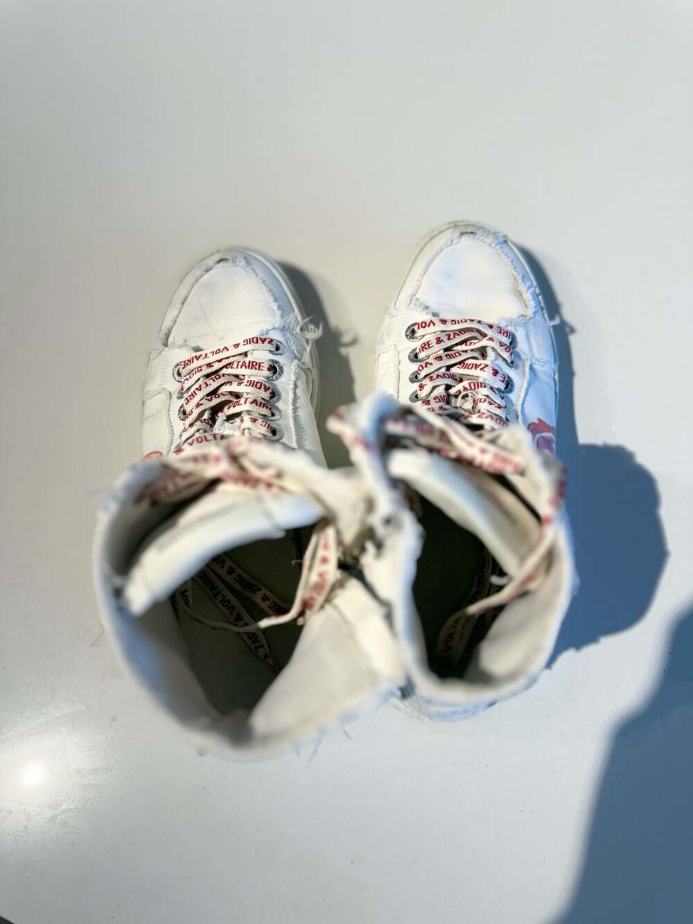 Zadig & Voltaire High Flash Canvas High-Top Sneakers - Picture 12 of 12